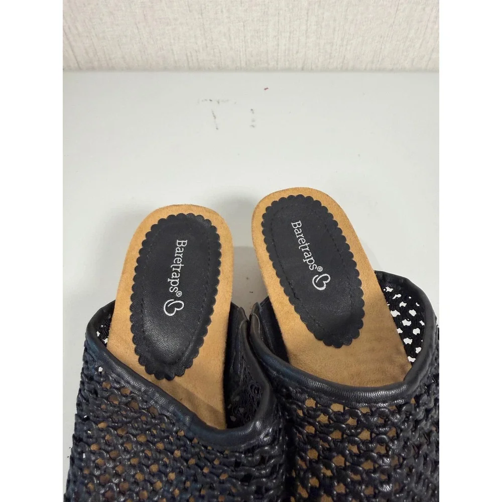 BareTraps black sandals slides